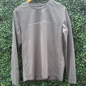 Gray Long Sleeve Men's Shirt